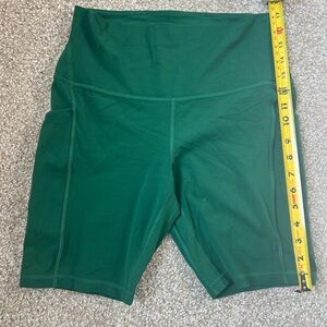 Lululemon Athletica Forest Green Bike Shorts